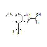 6-Methoxy-4-(trifluoromethyl)indole-2-carboxylic Acid