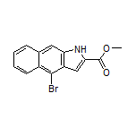 Methyl 4-Bromo-1H-benzo[f]indole-2-carboxylate