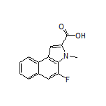 4-Fluoro-3-methyl-3H-benzo[e]indole-2-carboxylic Acid