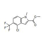 Methyl 4-Chloro-1-methyl-5-(trifluoromethyl)indole-2-carboxylate