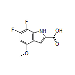 6,7-Difluoro-4-methoxyindole-2-carboxylic Acid