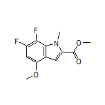 Methyl 6,7-Difluoro-4-methoxy-1-methylindole-2-carboxylate