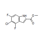 Methyl 5-Chloro-4,6-difluoroindole-2-carboxylate