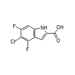 5-Chloro-4,6-difluoroindole-2-carboxylic Acid