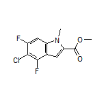 Methyl 5-Chloro-4,6-difluoro-1-methylindole-2-carboxylate