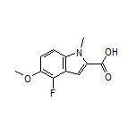 4-Fluoro-5-methoxy-1-methylindole-2-carboxylic Acid