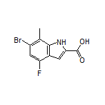 6-Bromo-4-fluoro-7-methylindole-2-carboxylic Acid