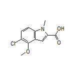 5-Chloro-4-methoxy-1-methylindole-2-carboxylic Acid