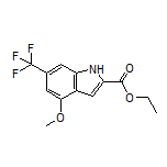 Ethyl 4-Methoxy-6-(trifluoromethyl)indole-2-carboxylate