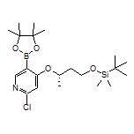 (S)-4-[[4-[(tert-butyldimethylsilyl)oxy]-2-butyl]oxy]-6-chloropyridine-3-boronic Acid Pinacol Ester