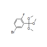 4-Bromo-1-fluoro-2-(trimethoxymethyl)benzene