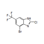 4-Bromo-2-chloro-6-(trifluoromethyl)-1H-benzo[d]imidazole