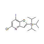 5-Chloro-7-iodo-2-(triisopropylsilyl)furo[3,2-b]pyridine