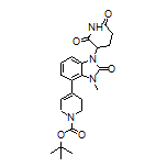 3-[4-(1-Boc-1,2,3,6-tetrahydro-4-pyridyl)-3-methyl-2-oxo-2,3-dihydro-1H-benzo[d]imidazol-1-yl]piperidine-2,6-dione