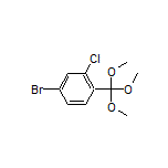 4-Bromo-2-chloro-1-(trimethoxymethyl)benzene