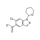 6-Chloro-5-nitro-1-(tetrahydro-2H-pyran-2-yl)-1H-indazole