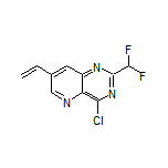 4-Chloro-2-(difluoromethyl)-7-vinylpyrido[3,2-d]pyrimidine