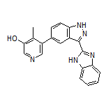 5-[3-(2-Benzimidazolyl)-5-indazolyl]-4-methylpyridin-3-ol