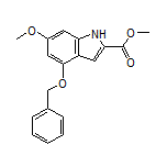 Methyl 4-(Benzyloxy)-6-methoxyindole-2-carboxylate