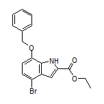 Ethyl 7-(Benzyloxy)-4-bromoindole-2-carboxylate