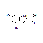 4,6-Dibromoindole-2-carboxylic Acid