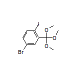 4-Bromo-1-iodo-2-(trimethoxymethyl)benzene