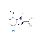 4-Chloro-7-methoxy-1-methylindole-2-carboxylic Acid