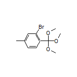 2-Bromo-4-methyl-1-(trimethoxymethyl)benzene