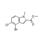 Methyl 4-Bromo-5-chloro-1-methylindole-2-carboxylate