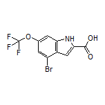 4-Bromo-6-(trifluoromethoxy)indole-2-carboxylic Acid