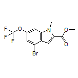 Methyl 4-Bromo-1-methyl-6-(trifluoromethoxy)indole-2-carboxylate