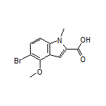 5-Bromo-4-methoxy-1-methylindole-2-carboxylic Acid