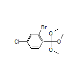 2-Bromo-4-chloro-1-(trimethoxymethyl)benzene