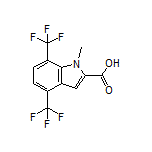 1-Methyl-4,7-bis(trifluoromethyl)indole-2-carboxylic Acid