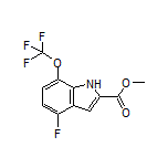 Methyl 4-Fluoro-7-(trifluoromethoxy)indole-2-carboxylate