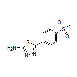 5-[4-(Methylsulfonyl)phenyl]-1,3,4-thiadiazol-2-amine