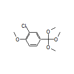 2-Chloro-1-methoxy-4-(trimethoxymethyl)benzene