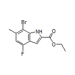 Ethyl 7-Bromo-4-fluoro-6-methylindole-2-carboxylate