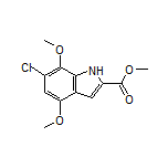 Methyl 6-Chloro-4,7-dimethoxyindole-2-carboxylate