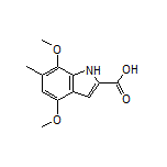 4,7-Dimethoxy-6-methylindole-2-carboxylic Acid