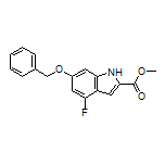 Methyl 6-(Benzyloxy)-4-fluoroindole-2-carboxylate