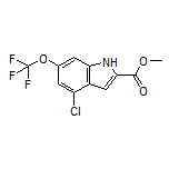 Methyl 4-Chloro-6-(trifluoromethoxy)indole-2-carboxylate