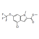 Methyl 4-Chloro-1-methyl-6-(trifluoromethoxy)indole-2-carboxylate