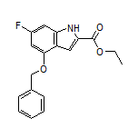 Ethyl 4-(Benzyloxy)-6-fluoroindole-2-carboxylate