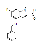 Methyl 4-(Benzyloxy)-6-fluoro-1-methylindole-2-carboxylate