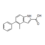 4-Methyl-5-phenylindole-2-carboxylic Acid