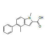 1,4-Dimethyl-5-phenylindole-2-carboxylic Acid