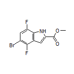 Methyl 5-Bromo-4,7-difluoroindole-2-carboxylate