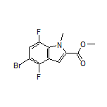 Methyl 5-Bromo-4,7-difluoro-1-methylindole-2-carboxylate