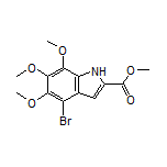 Methyl 4-Bromo-5,6,7-trimethoxyindole-2-carboxylate